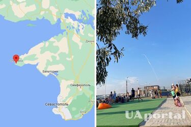 Нові вибухи у Криму: очевидці відзняли ППО в Оленівці (відео)