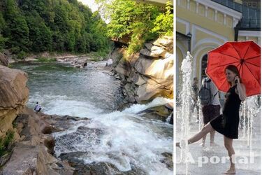 Напередодні Дня Незалежності України очікується спека а в Карпатах дощ