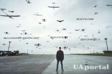 Мощный рой дронов: Федоров показал одновременный взлет около 500 беспилотников (видео)