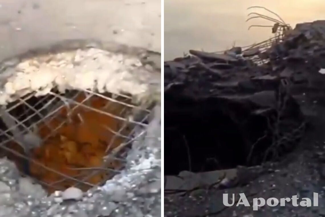 Знищено міст біля ГЕС Нової Каховки - відео наслідків ракетного удару