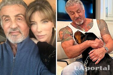 Сильвестр Сталлоне набил тату собаки поверх лица жены (фото)