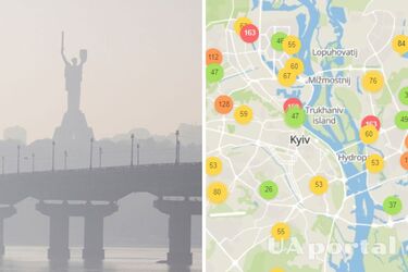 Киев затянуло дымом: КГГА просит жителей закрыть окна и не выходить на улицу