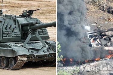 ВСУ эффектно уничтожили вражескую САУ 2С19 'МСТА-С' (видео)