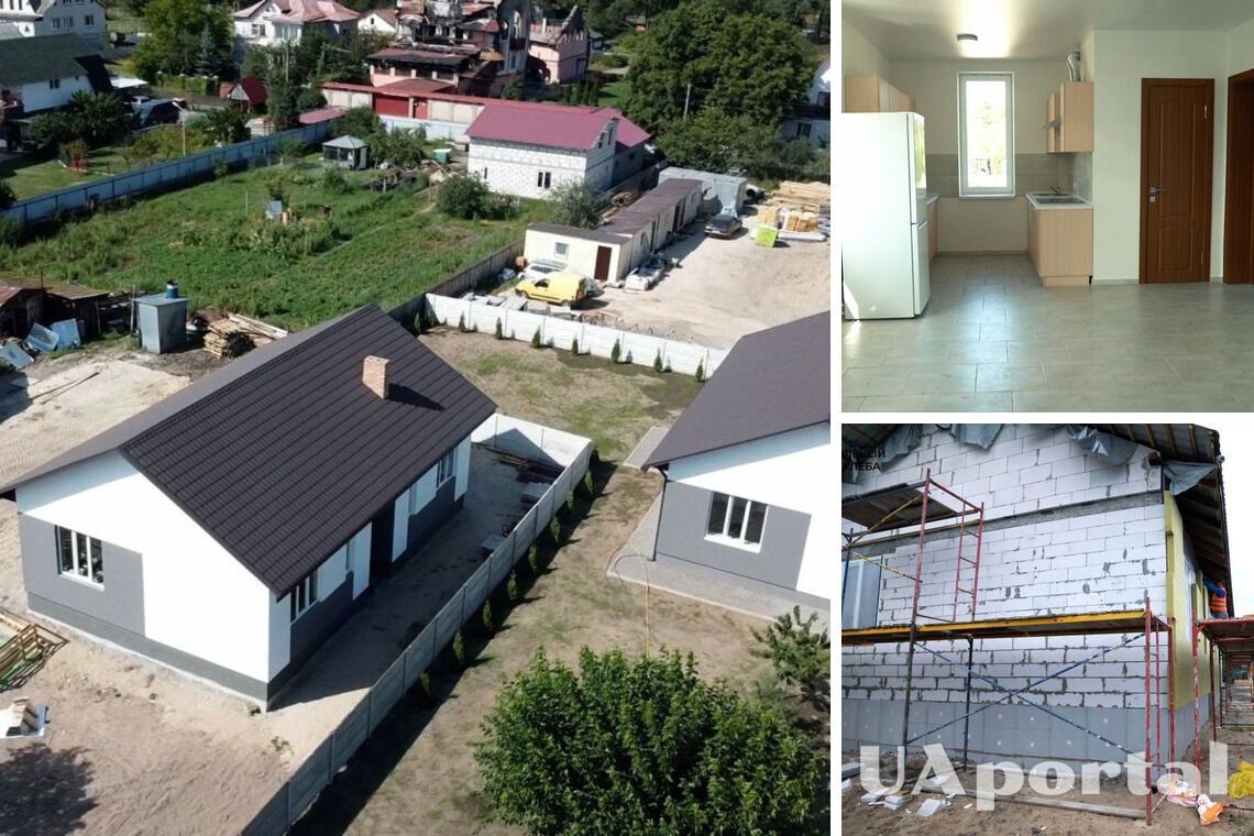 В селе Дмитровка завершают возводить модульные дома для потерявших жилье