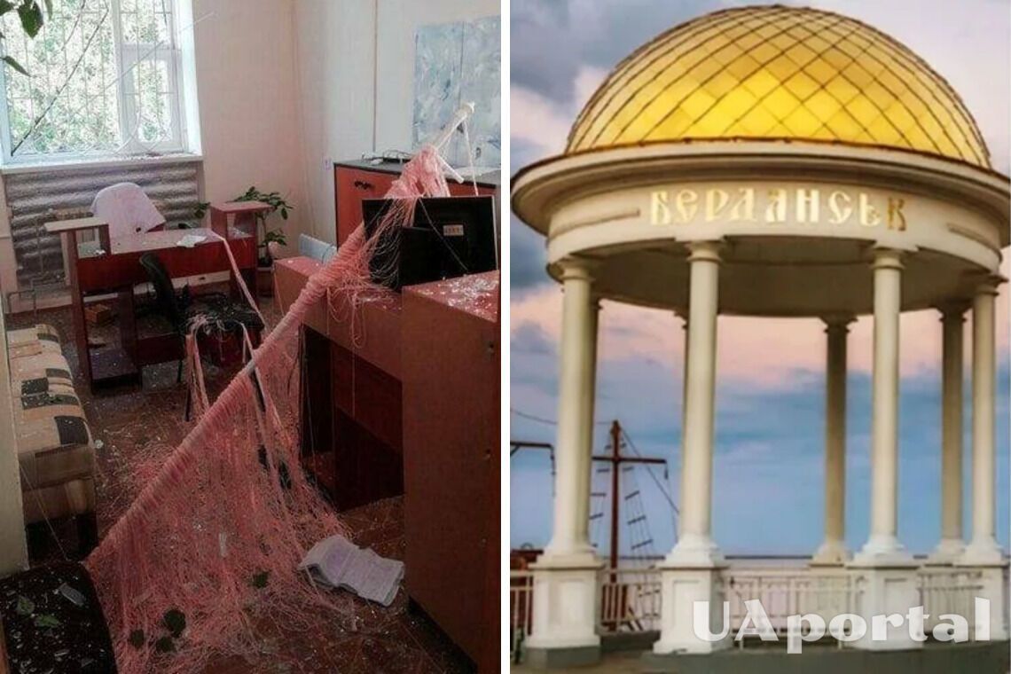 'Кто-то неудачно выбросил окурок': в оккупированном Бердянске взорвался штаб коллаборантов (фото)