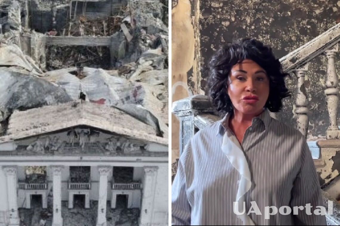 Надія Бабкіна з командою влаштували фотосесію на тлі знищеного росіянами драмтеатру у Маріуполі