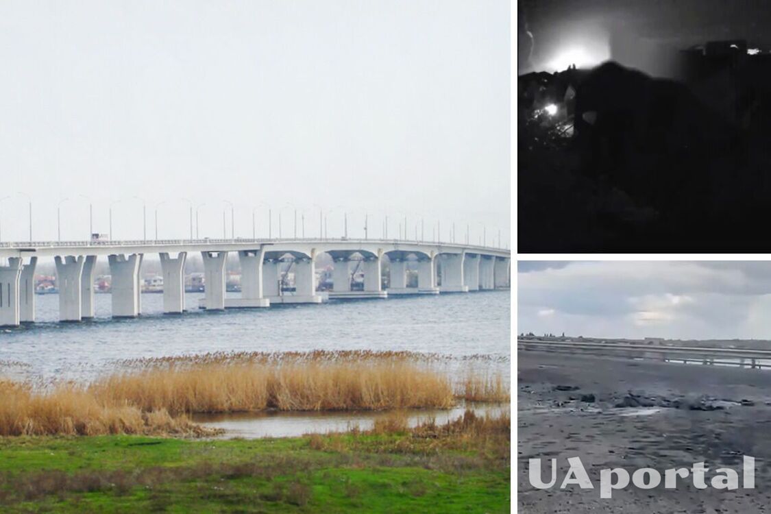 Вночі ЗСУ завдали удару по Антонівському мосту: подробиці (відео)