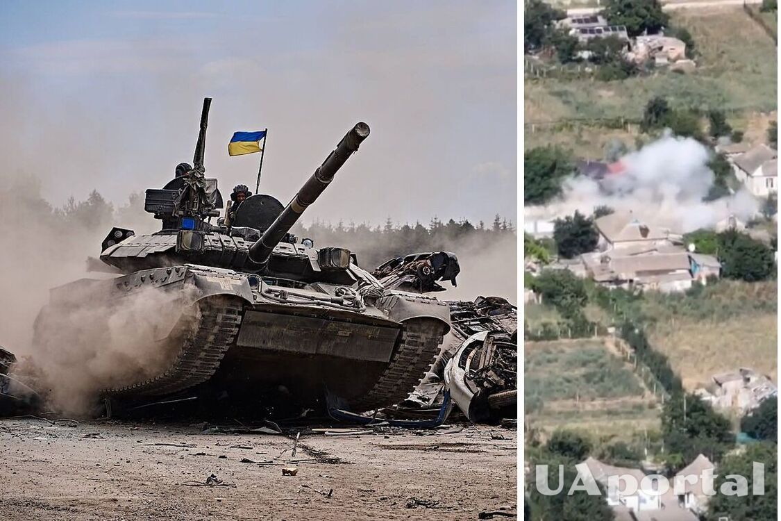 Танкисты ВСУ ударили по скоплению оккупантов: уничтожена бронетехника и пехота (видео)