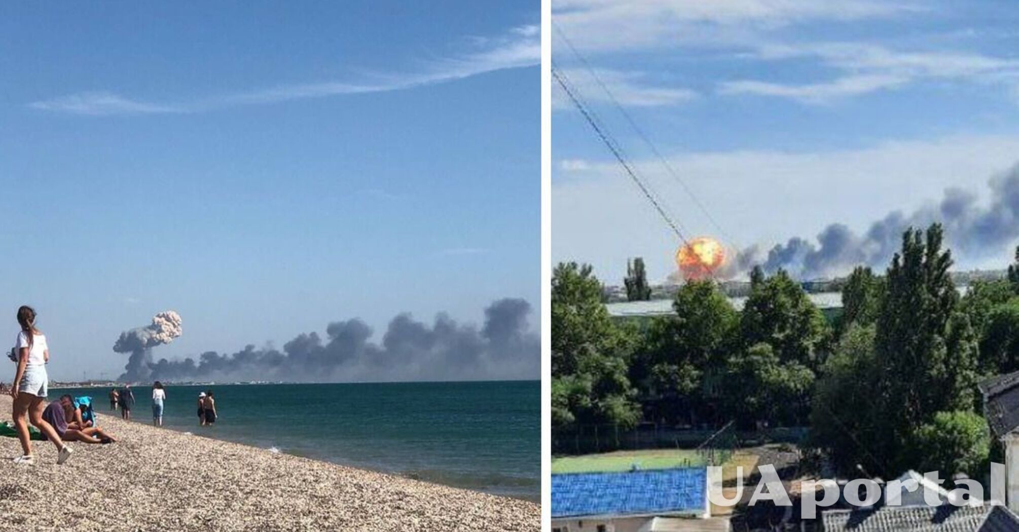 Появилось видео уничтоженного Су-24 на аэродроме в Новофедоровке в Крыму