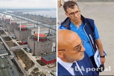 Місія МАГАТЕ прибула на Запорізьку АЕС та показала військову техніку з літерою 'Z' (відео)