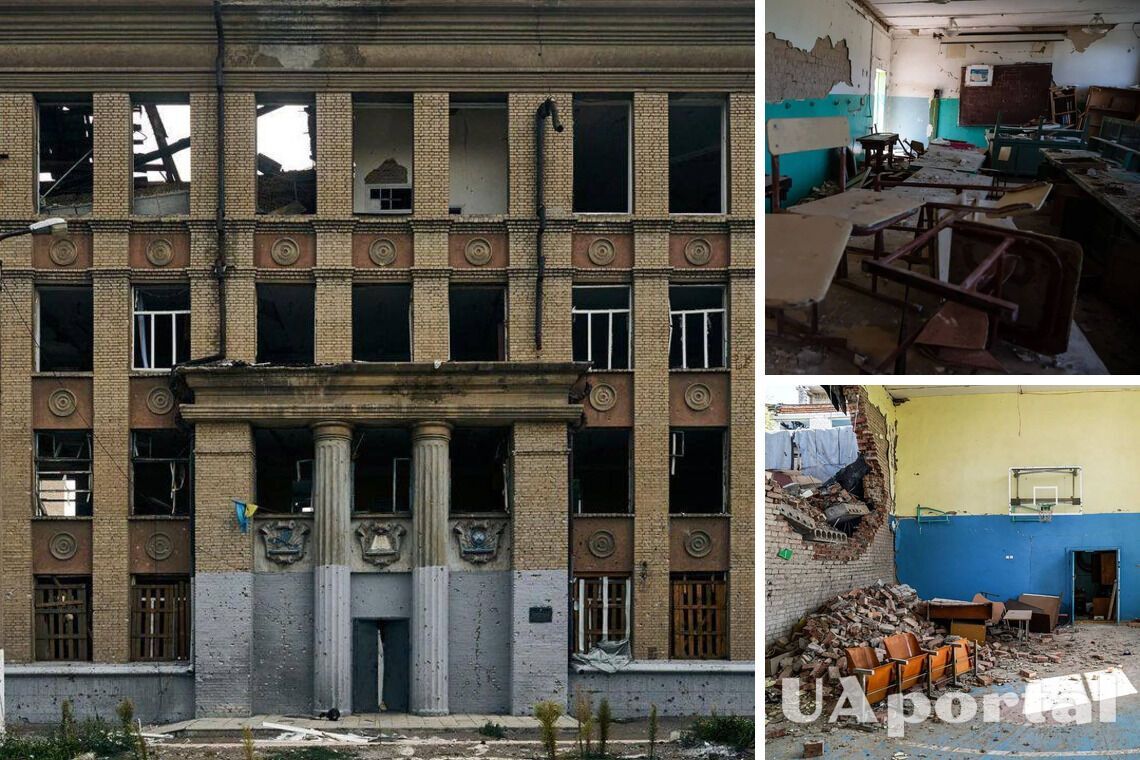 Зруйновані окупантами українські школи