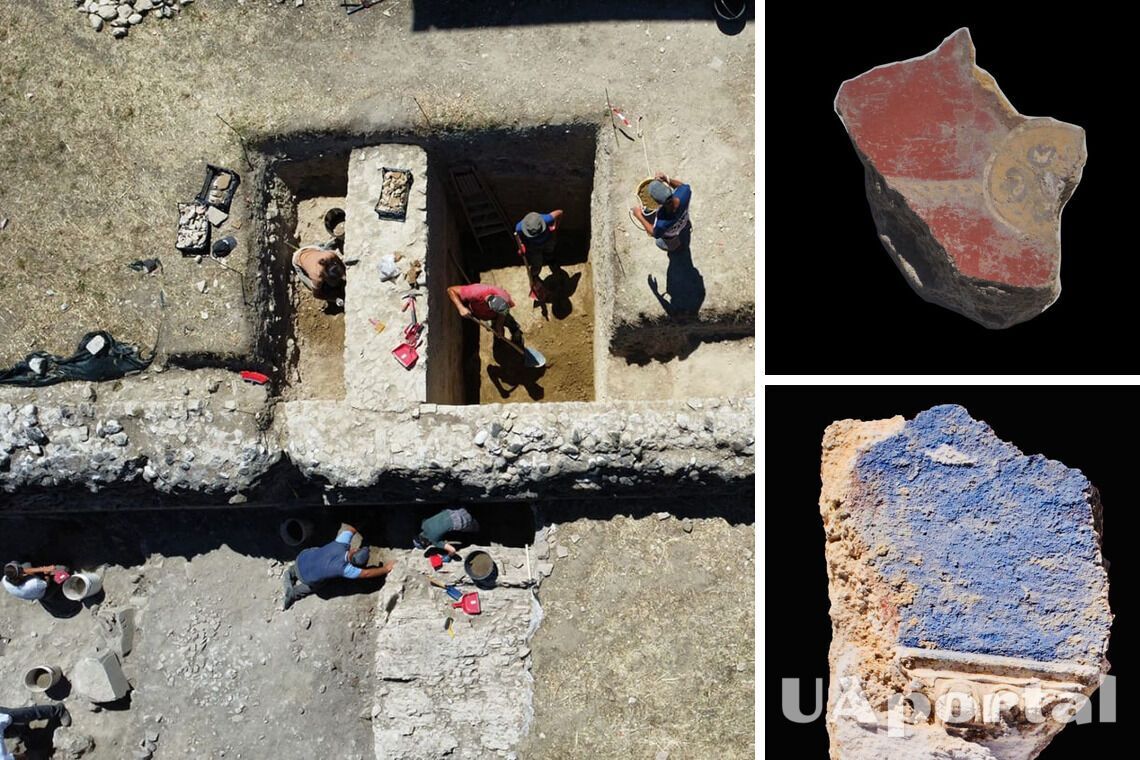 Археологи нашли хорошо сохранившиеся фрагменты римских фресок
