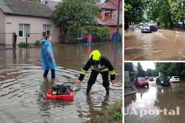 Ужгород затопило после сильного ливня