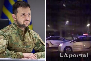 Зеленское ДТП - в сети распространяют видео с кортежем