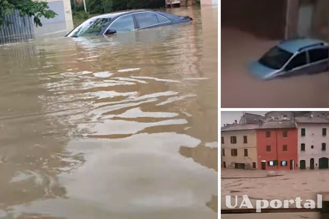  В центральной Италии бушует стихия, по улицам городов текут огромные реки (видео)