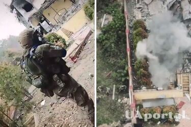 Нацгвардия зачистила вражескую позицию на Донбасе - видео от первого лица и с дрона