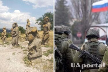 Окупанти знищили історичну пам’ятку - половецькі кам’яні баби в Ізюмі (фото)