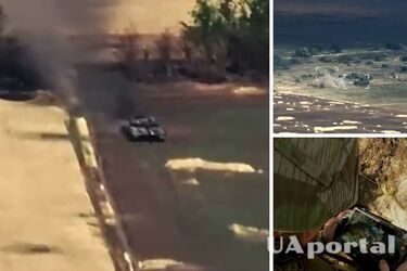 Танковое сражение в Херсонской области