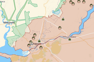 Карта боевых действий