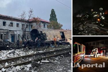 Оккупанты обстреляли вокзал и уничтожили вагоны-рефрижераторы со своими погибшими военными