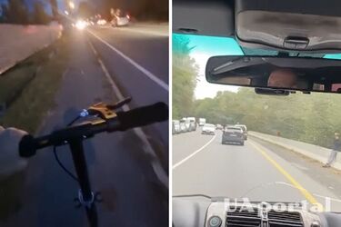 Росіяни тікають від мобілізації в Грузію на самокатах (відео)