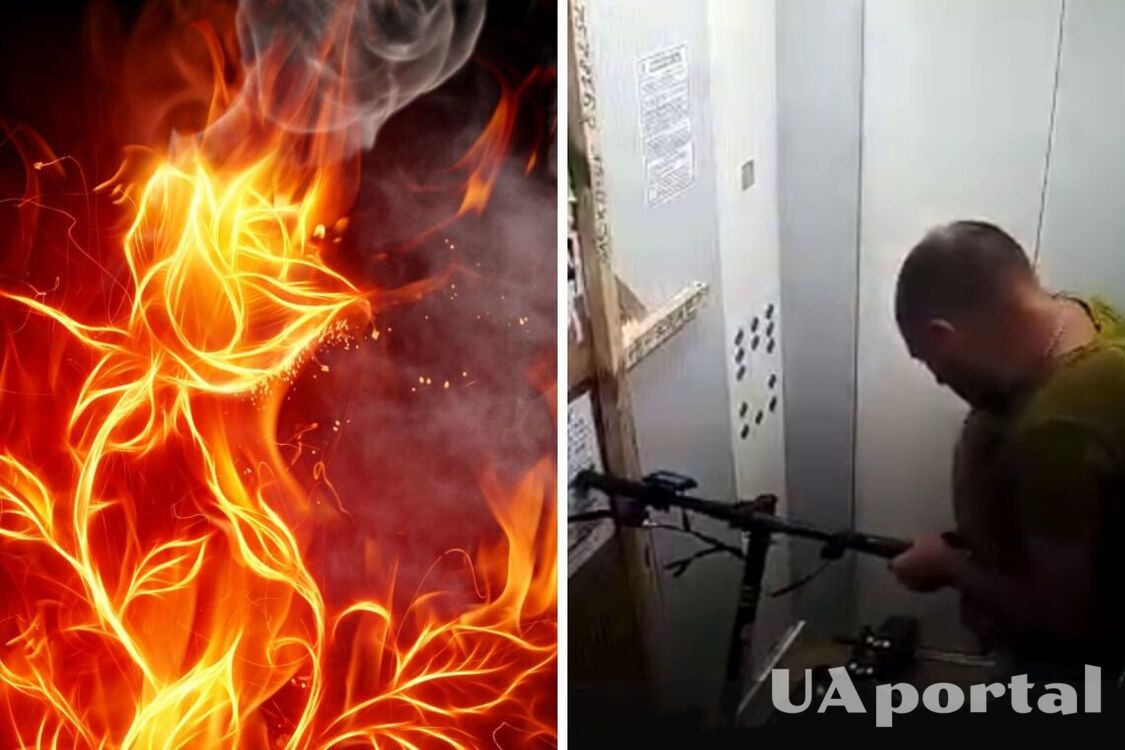 На росії самокат вибухнув у ліфті разом із господарем (відео)
