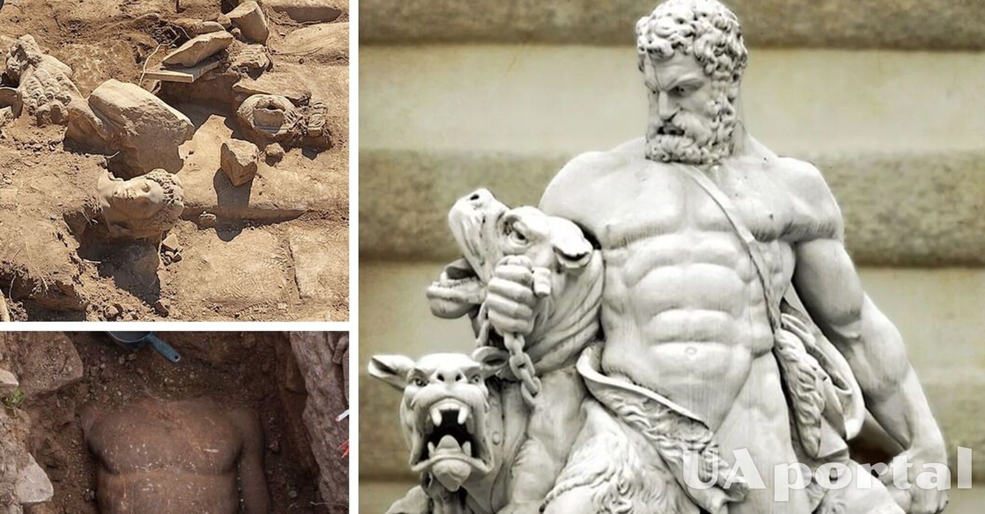 В Греции археологи раскопали статую молодого Геракла (фото)