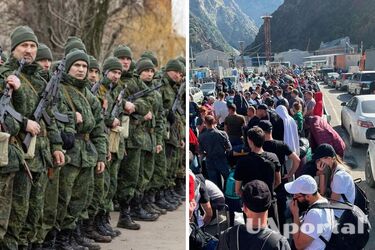 Від мобілізації з росії втекли більше людей, ніж задіяли для війни у лютому