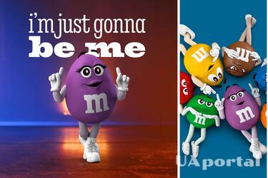 Новый персонаж M&M's – фиолетовая конфета Purple
