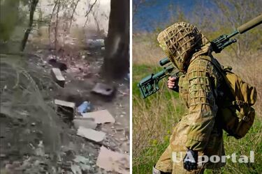 Бійці 35-ї бригади показали позиції окупантів під час контратаки на півдні (відео 18+)