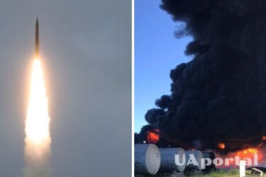 Ракетные удары по Кривому Рогу - пылает крупная нефтебаза (видео)