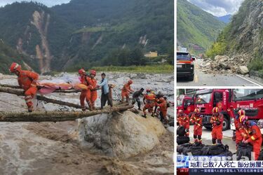 Землетрус у Китаї забрав життя 65 осіб і спричинив зсуви