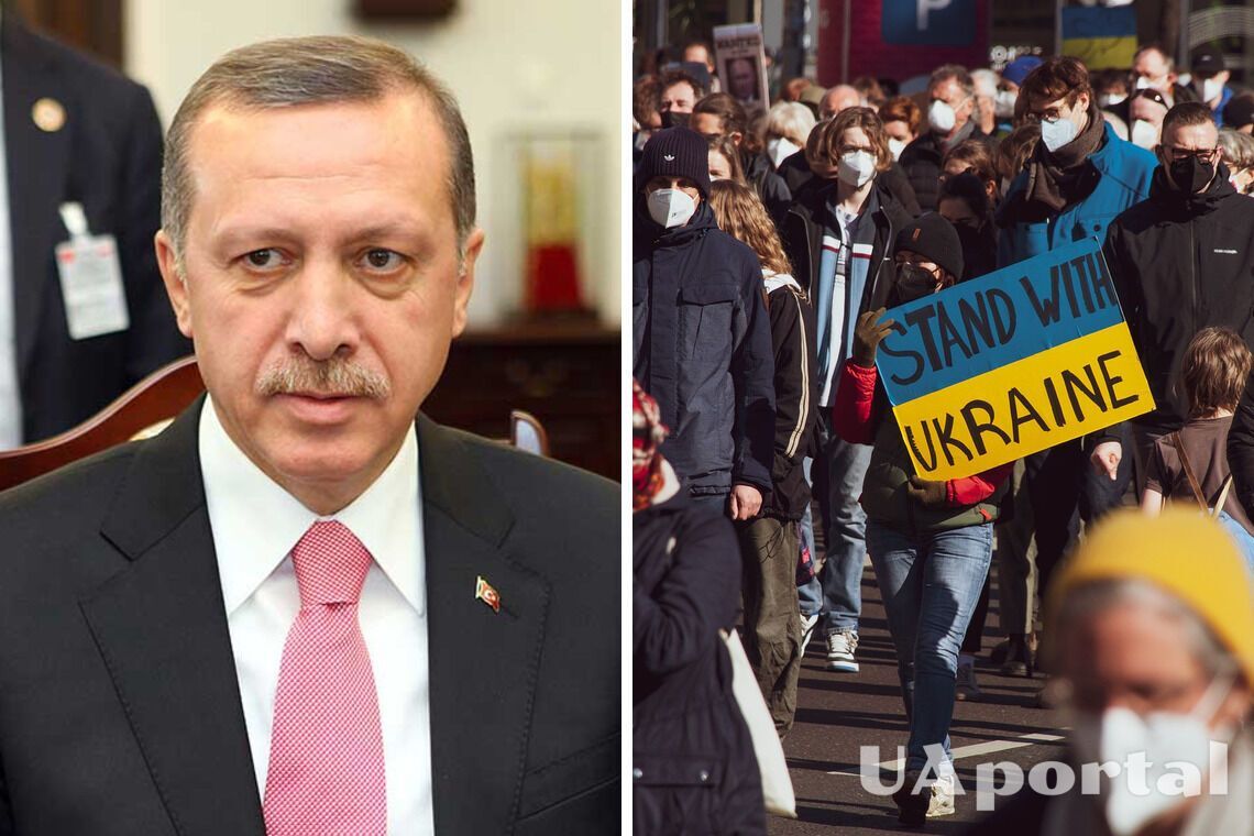 Ердоган назвав позицію Заходу щодо підтримки України 'провокаційною'