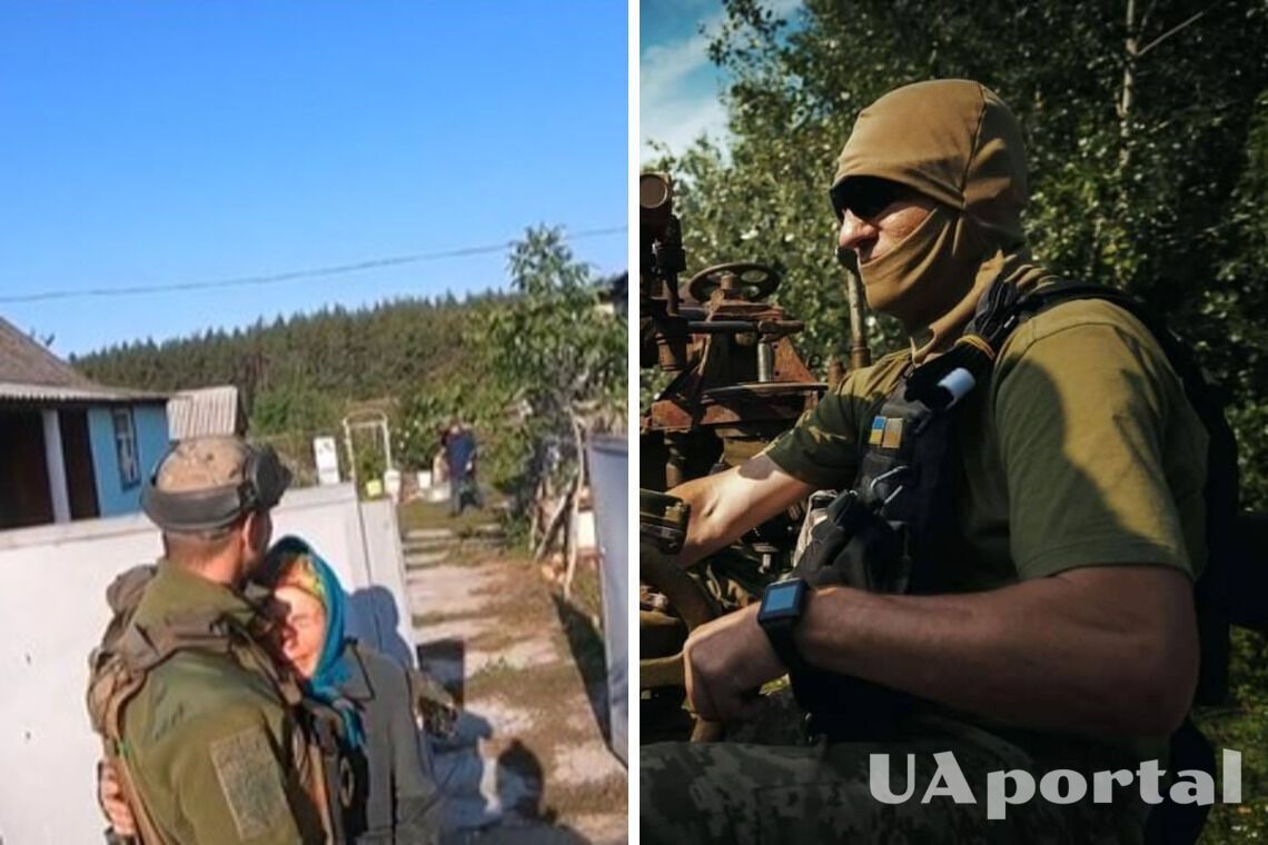 Военный показал, как местные встречают ВСУ на освобожденных территориях Харьковщины (видео)