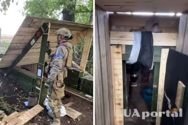 ВСУ показали баню оккупантов, которую они построили в лесу