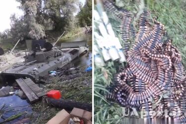 Оккупанты утопили БМП - ЗСУ захватили трофеи во время контрнаступления