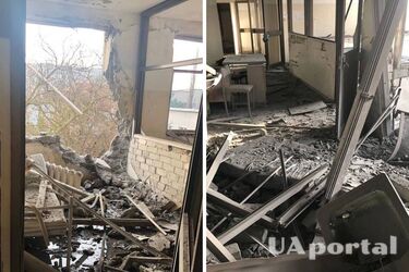 Ракетный удар по Херсону 31 декабря и 1 января - удар по больнице в Херсоне - фото - война в Украине
