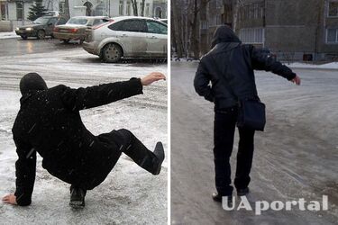 Лікар дав поради, як правильно падати під час ожеледиці, щоб не отримати серйозних травм