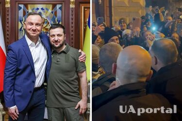 Украинцы встретили президента Польши Дуду аплодисментами и словами благодарности на площади во Львове (трогательное видео)