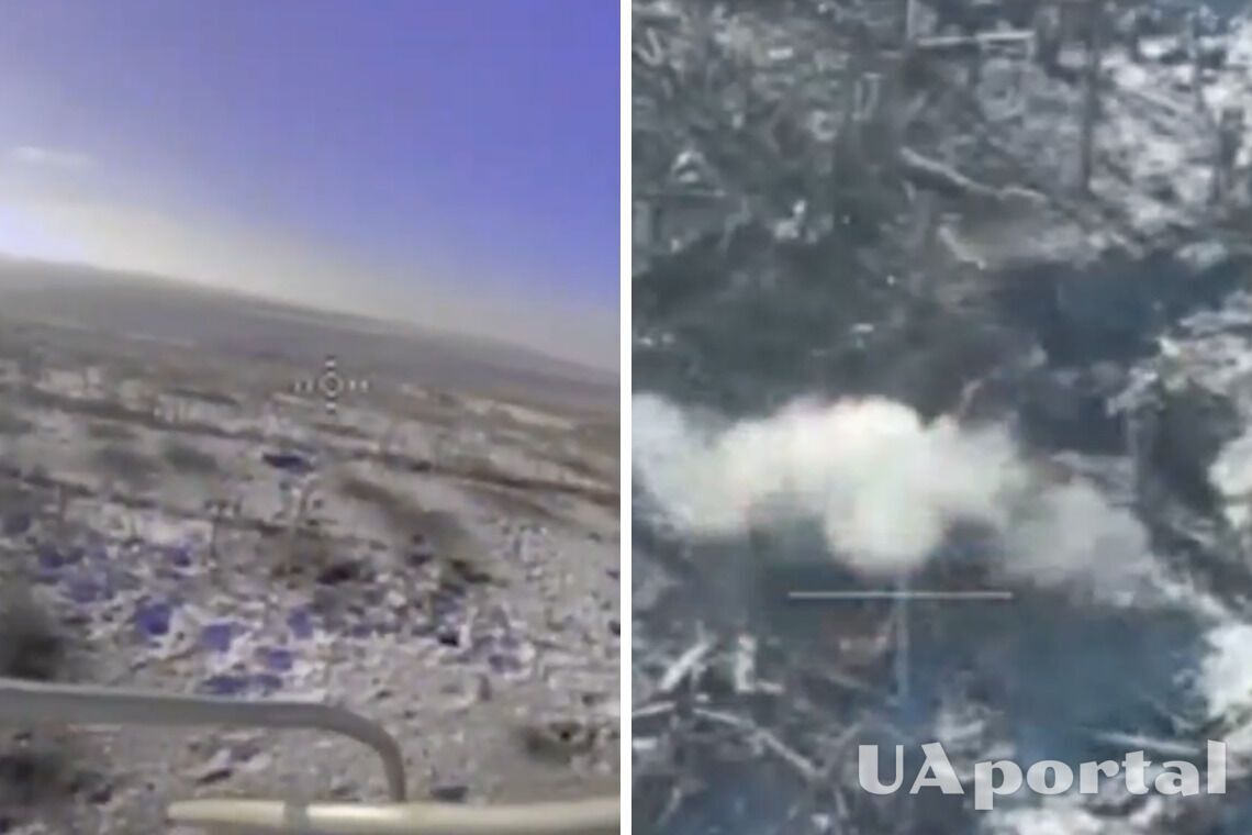 Нацгвардия показала уничтожение российской БМП и танка на Авдеевском направлении - видео из дрона