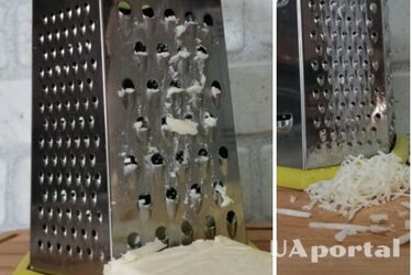 Як натирати плавлений сир, щоб він не прилипав до терки