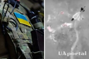 'Попали точно в блиндаж': военные показали уничтожение оккупантов минами из БПЛА (видео)