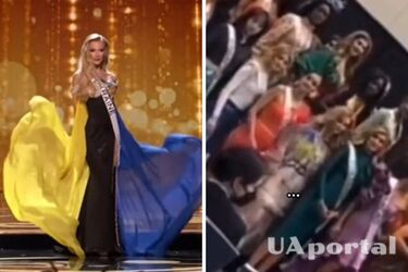 Представительница Украины на 'Мисс Вселенная' красиво избежала провокации россиянки во время фотосессии (видео)