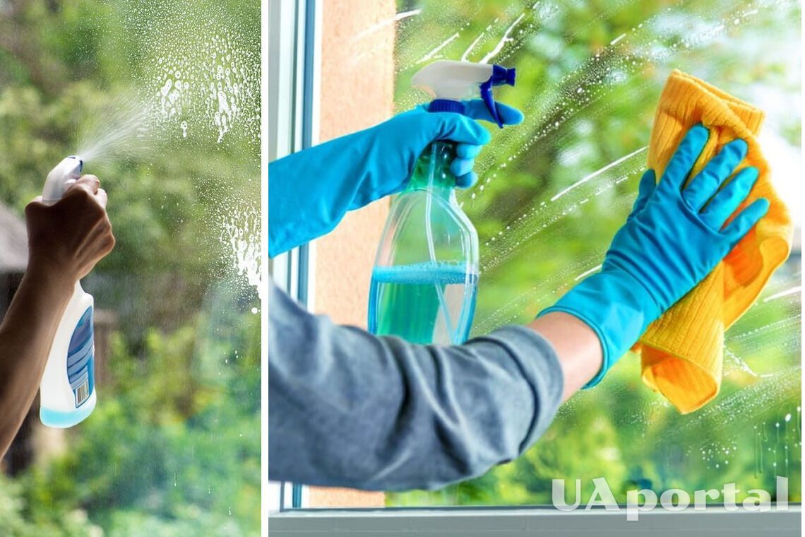 Як вимити вікна без розводів за допомогою газети та оцту