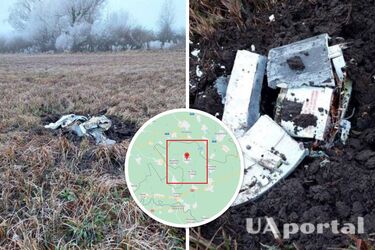 Під час масованого російського обстрілу України уламки ракети впали на території Молдови (фото)