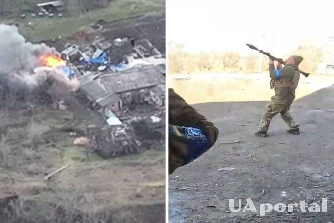 Українські військові показали знищення окупантів у Соледарі (відео)