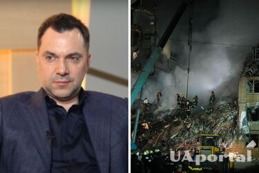 Ракетний удар по Дніпру 14 січня - заява Арестовича