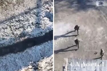 Появилось видео, как пограничники нашли и ликвидировали вражескую пехоту у Соледара