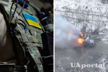 Украинские артиллеристы уничтожили броневик оккупантов и личный состав под Бахмутом (видео)