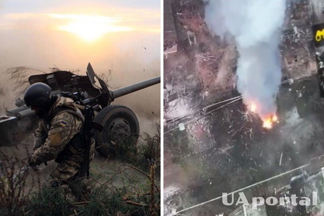 Украинская артиллерия накрыла огнем склады и передвижные БК-пункты россиян в Соледаре (видео)